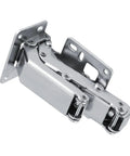 170 Degree Hydraulic Cabinet Door Hinges With Soft Close for thick furniture panels, shown in stainless steel finish.
