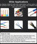 Portable Wire Stripper Tool For Home Use 1 To 25mm Cable Manual Stripping Machine With Hand Crank No Fuss Easy Peasy application guide