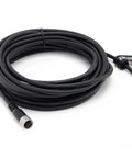 Heavy Duty Shielded M12 A-Code 8 Pin Female Sensor Connector Cable For Industrial Automation Profibus Actuator Network, coiled view.