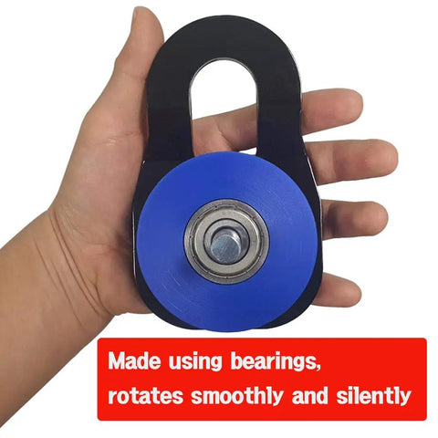 Heavy Duty Snatch Block Pulley For Winches With Synthetic Rope Compatibility And 29000 Lbs Max Load Off Road Recovery Gear Black Finish