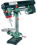 34 Inch Swing Floor Radial Drill Press With Pivoting Head For Angle Drilling Five Speed One Half Horsepower 110 Volt Motor