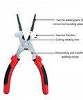 Heavy Duty 8 Inch Welding Clamp For TIG And CO2 Welding With Ergonomic Grip Carbon Steel Pliers features and uses displayed