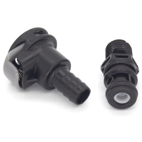 Sprayless Marine Fuel Connector for Boat Gas Tank Universal Male to Female Quick Connect Fittings Safe Leak Free Fuel Hose Connection
