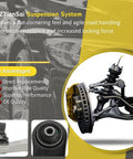 Beefed Up Front Suspension Kit For Sierra 3500 2001 2006 8.1L V8 shown with suspension component close-up