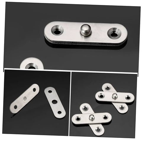 Detachable 24 Piece Heavy Duty Pivot Hinges Set For Cabinets Doors Bookcases And Hidden Kits Stainless Steel Locking Spring Hinges