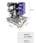 Portable Automatic Hot Stamping Code Printer For Steel Products With Adjustable Batch Number And Date Features, compact design, front view.