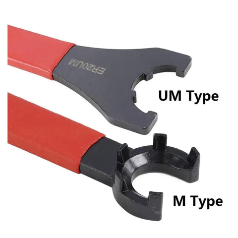 Superb Premium Er Collet Wrench Series Featuring Hella Smooth Anti Slip Grip Rock Solid Kickass Carbon Steel Spanner Tool For Cnc Lathe Precision Adjustment Runs