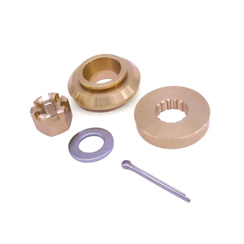 Propeller Hardware Kit For Yamaha Outboard Engines 100HP-300HP Includes Spacers 6E5-45987-00 6E5-45987-01 63P-45987-00 688-45997-01 Castle Nut 90171-18M04 Washer 92990-18200 Cotter Pin 91490-40030 Fits 18-73918 For Quick Secure Prop Installs