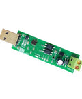USB To MBUS Slave Module For FC722 Chip Debugging, Low Leakage Current, Industrial Rate 300 9600 BPS, Adjustable Bus Voltage 12V To 42V, 5V And 3.3V Regulated Output, Stable UART Communication MBUS Debugging Accessory green PCB with USB and MBUS terminal