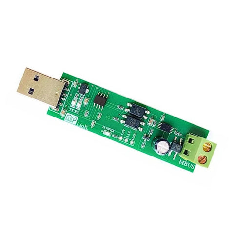 USB To MBUS Slave Module For FC722 Chip Debugging, Low Leakage Current, Industrial Rate 300 9600 BPS, Adjustable Bus Voltage 12V To 42V, 5V And 3.3V Regulated Output, Stable UART Communication MBUS Debugging Accessory green PCB with USB and MBUS terminal