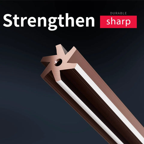 Close-up of 18mm Hand Reamer H8 Straight Slot Reamer showing durable sharp edge for precision metal reaming.