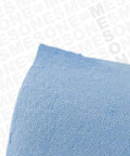 Close-up of blue shop towel roll texture, product focus: Blue Shop Towels On A Roll Bundle 6 Pack For Garage And Workshop Absorbs Oil And Grease Multipurpose Paper Towels For Cleaning Cars, Tools, And Messes.