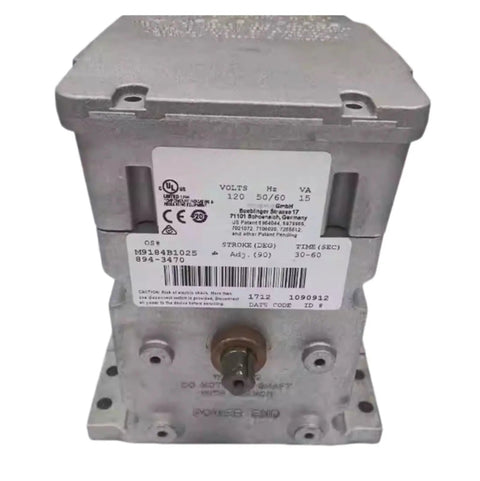 Precision Motorized Damper Actuator For Zone Airflow Featuring Smooth Rotary Modulation Fully Sealed M9184B1025 Straight Fire Hardware Upgrade For Modern Homes Seeking Reliable HVAC Control No Sweat Installation Always Delivers