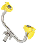 Wall Mounted Emergency Eye Wash Station with Aerated Spray First Aid Unit, stainless steel ABS construction, side view