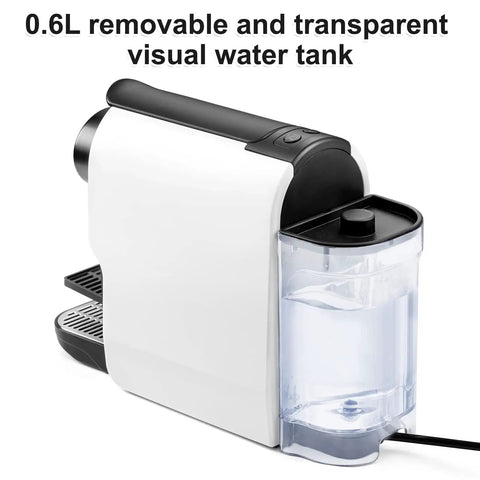 Compact Mini Espresso Machine Compatible With Original Line Pods, 20 Bar High Pressure Pump, 22 Oz Removable Water Tank