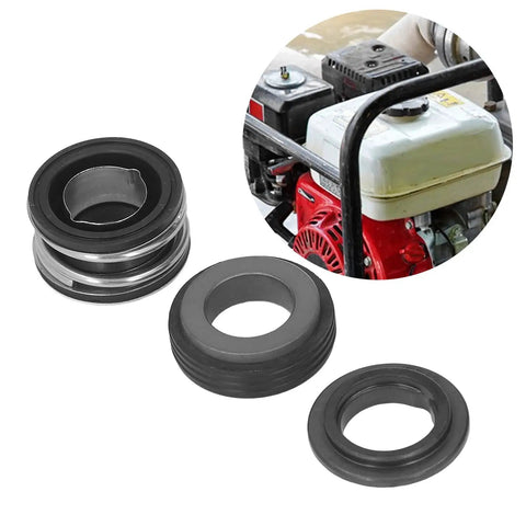 Silicon Carbide Mechanical Replacement Kit For Circulating Pumps Built Tough With Tungsten Core, High Hardness Seals And Silicon Carbide Faces, Compact Energy Saving Design, Fits PS 1907 Pool Pumps, black pump seal parts