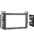 GM Vehicle Dash Install Kit 95-3302S brackets and frame for 2005-2012 GM cars, silver finish, 4-inch aftermarket radio mount hardware