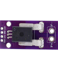 Kickass 50A High Side Hall Effect Current Sensor Module with circuit board and connectors for power monitoring.