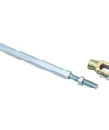 Heavy Duty Master Cylinder Clevis And Pushrod Kit With 3/8-24 Fine Thread, 8-5/8 Inch Extension and Clevis Pin, universal brake use.