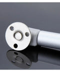 Heavy Duty Pneumatic Gas Struts Hydraulic Cabinet Door Lift knockout, round metal ball socket connection detail on silver strut.