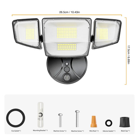 Hella Bright 90W Dusk To Dawn Outdoor Floodlight Dropping 10000 Lumens Of Punchy Glow With A Rock Solid IP66 Waterproof Shell And Zero Hassle Adjustable Angles For Your Backyard Or Driveway Security Needs
