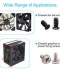 Heavy Duty M2 Standoff And Screw Kit Compatible With Asus Gigabyte Asrock Msi Motherboards for fans and PSU screws.