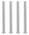 4 Pack 3.5 Inch Door Hinge Pins Stainless Steel Silver Oil Rubbed Finish For Interior Doors And Windows Security Replacement With Screws Included Built To Last And Keeps Doors Swinging Smoothly.