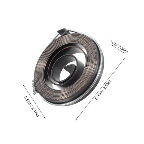 Two Pack Heavy Duty Drill Press Coil Springs Replacement Part Wear Resistant Spring Steel For High Precision And Strong Rebound Built To Last For Drill Press Machines, 6.5cm coil