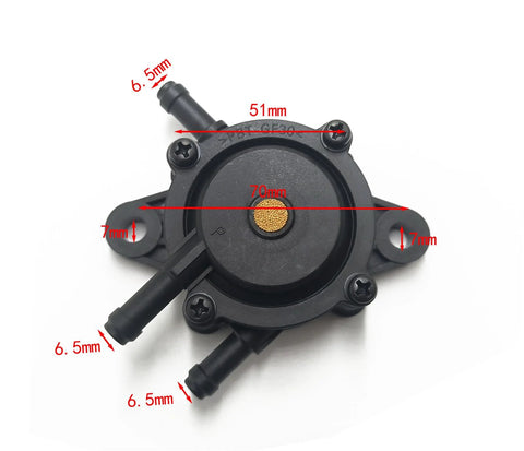 Top Notch Fuel Pump With Filter And Oil Hose For Lawn Mowers And Outdoor Power Equipment, Compatible With Kohler 17HP-25HP