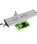 Versatile Mini Metal Lathe Cross Slide Table With Vise Fixture For Precision Milling Drilling And Turning Projects, compact design.