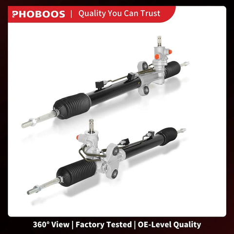 Beefed Up Hydraulic Power Steering Rack And Pinion Assembly For Acura MDX 2007 Through 2013 Direct Fit New Unit Leak Resistant Reference 26 2732 Premium Quality Aftermarket Replacement