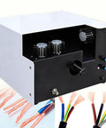 Heavy Duty Pneumatic Wire Stripper Machine With Automatic Clamping For 5-60mm Cables, showcasing unique design and functionality.