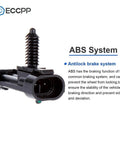 Close-up of ABS sensor component for 2 Pack Beefy Front Wheel Hub Bearing Assembly With ABS For 6-Lug GM Vehicles Including Express 1500 Silverado 1500