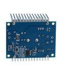 Back view of Beast Buck Converter Module 6-40V To 1.2-36V, 20A 300W Adjustable Step Down Regulator with heat sink and circuit components.
