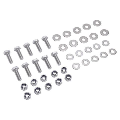 Beefy Stainless Steel Rear Crossmember Bolt Kit For Series 2 2A 3 Defender Land Rover Includes 10 Bolts 10 Lock Nuts And 20 Washers