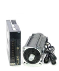 Front view of BAWAZINA 90ST-M03520 servo motor with brake and matching 220V driver kit