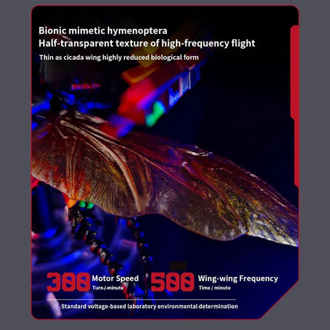 3D DIY Mechanical Beetle Assembly Model With Mechanical Transmission, Futuristic Desktop Ornament For Enthusiasts And Gift Givers, Dynamic Kit Version With LED Accent Lights, close-up wing detail