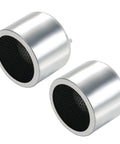TCT40-16T/R Ultrasonic Transducer Transmitter And Receiver Probe, 40kHz Center Frequency, 16mm Diameter, silver cylindrical design
