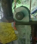 Two Kilowatt Micro Hydro Generator For Home Use With 110V And 220V Output High Efficiency Portable Water Turbine installed outdoors