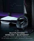 Stealth 600 Wireless Multiplatform Gaming Headset For PS5 PS4 PC And Mobile With Bluetooth Switching, 80 Hour Battery