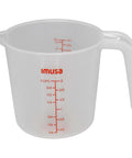 Two Cup Measuring Cup With Clear Ounces And Milliliters Markings For Liquid And Dry Ingredients Durable Polypropylene Kitchen Tool