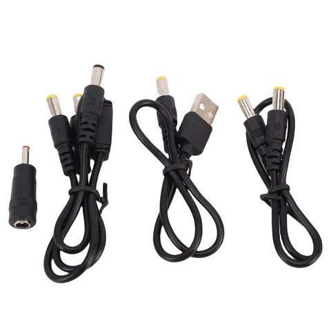Compact Ups With 20800mAh Battery Backup For Modems And Routers Keeps Your Internet Stable During Blackouts Supplies Ten Hours Of Solid Backup Power With Us Plug And Adjustable Voltage Settings To Run Your Daily Office Workflow Hassle Free, featuring various DC and USB cables for connectivity.