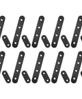 Heavy Duty Stainless Steel Right Angle Brackets Mending Plates Set For Furniture And Shelves Flat Repair Fittings 20 Piece Kit Built Tough