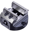 Heavy Duty Workhorse Self Centering Bench Vise With Hydraulic Soft Jaws For Drill Press And Milling Machines Precision Clamping Tool.