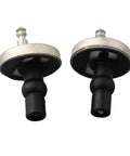 Top Fix Toilet Seat Hinges Heavy Duty Stainless Steel For Standard Wall Hung Toilets With Quick Fit 8mm Pin Soft Close