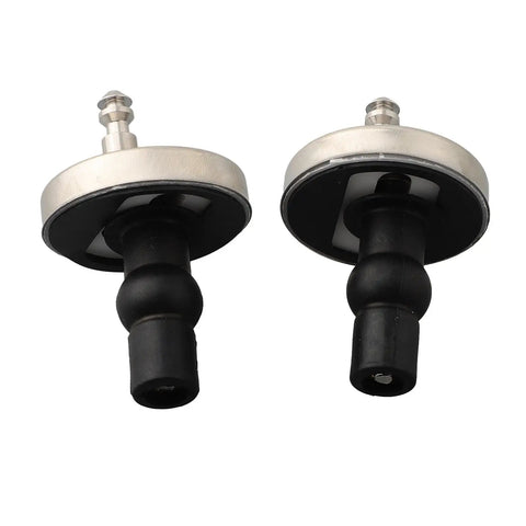 Top Fix Toilet Seat Hinges Heavy Duty Stainless Steel For Standard Wall Hung Toilets With Quick Fit 8mm Pin Soft Close