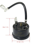 Refrigerator Thermal Overload Protector One Sixth HP 125W Round Freezer Compressor Overload Switch For Car Fridge Portable Freezer