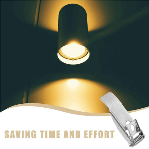 Lawsen Spring Clips Recessed Lighting 60 Pcs Downlight Panel Lamp Spring Clip ceiling light fixture with metallic clip