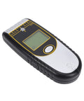 Hilitand Digital Stud Finder with 7 Depth Modes and LCD Display (Silver) angled view showing the LCD screen and buttons.