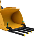 Built Tough Heavy Duty Clamp On Debris Forks For 48 Inch Buckets Pallet Fork Attachment For Loaders Skid Steers And Tractors